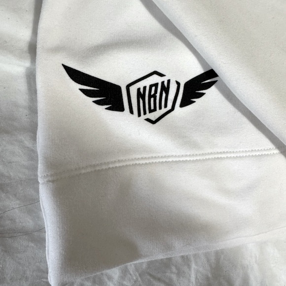 New Balance Black and White Nationals Quarter-Zip Sweatshirt - Picture 2 of 5